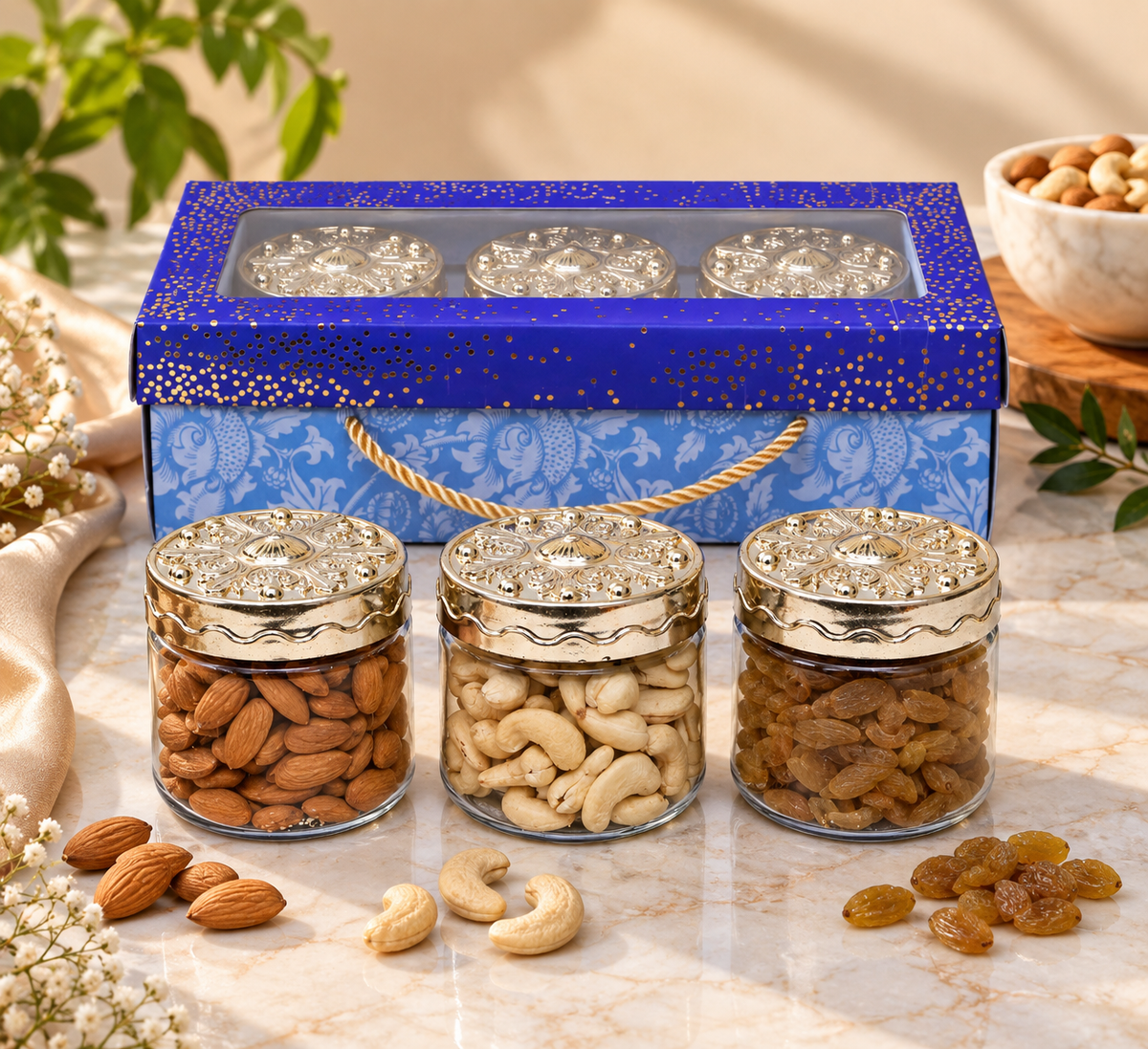 The Blossom Dry Fruit Basket