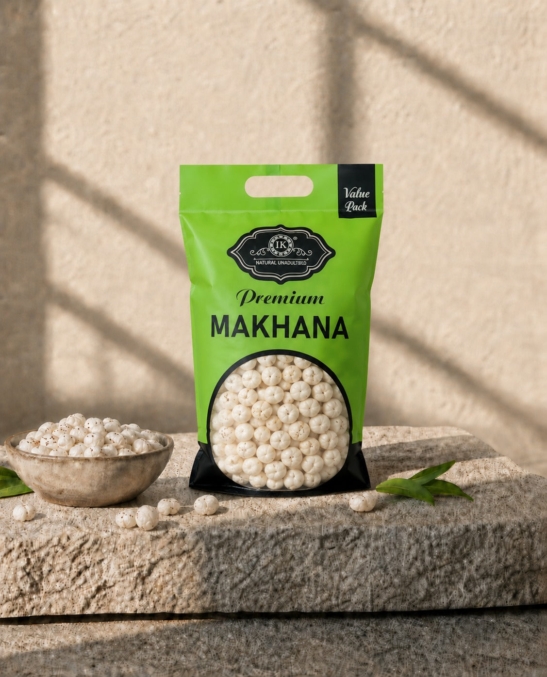 VALUE PACK MAKHANA / Raw Fox Nuts (Lotus Seeds)| 4 sutta & 5 sutta & 6 Sutta Grade | Healthy Everyday Snack | Gluten Free